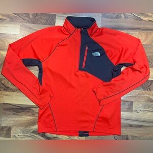 The North Face Red and Black Lightweight Jacket